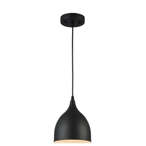Chloe Walter Collection 1-light Matte Black Pendant - Picture 1 of 6